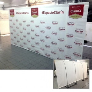 Banner con Portabanner 400x200 - XL