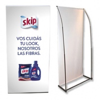 Banner con Portabanner Doble tensor